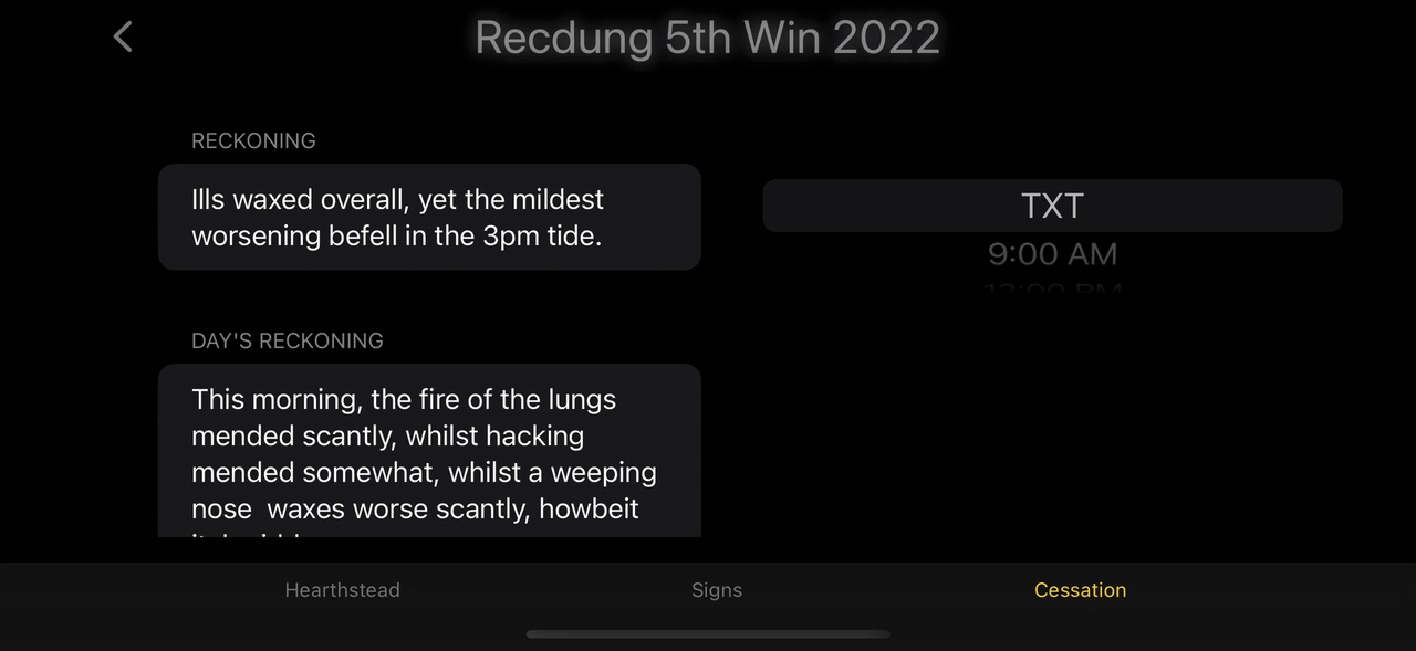 Peruse the summe, or behold the image that declareth the working of thy physick