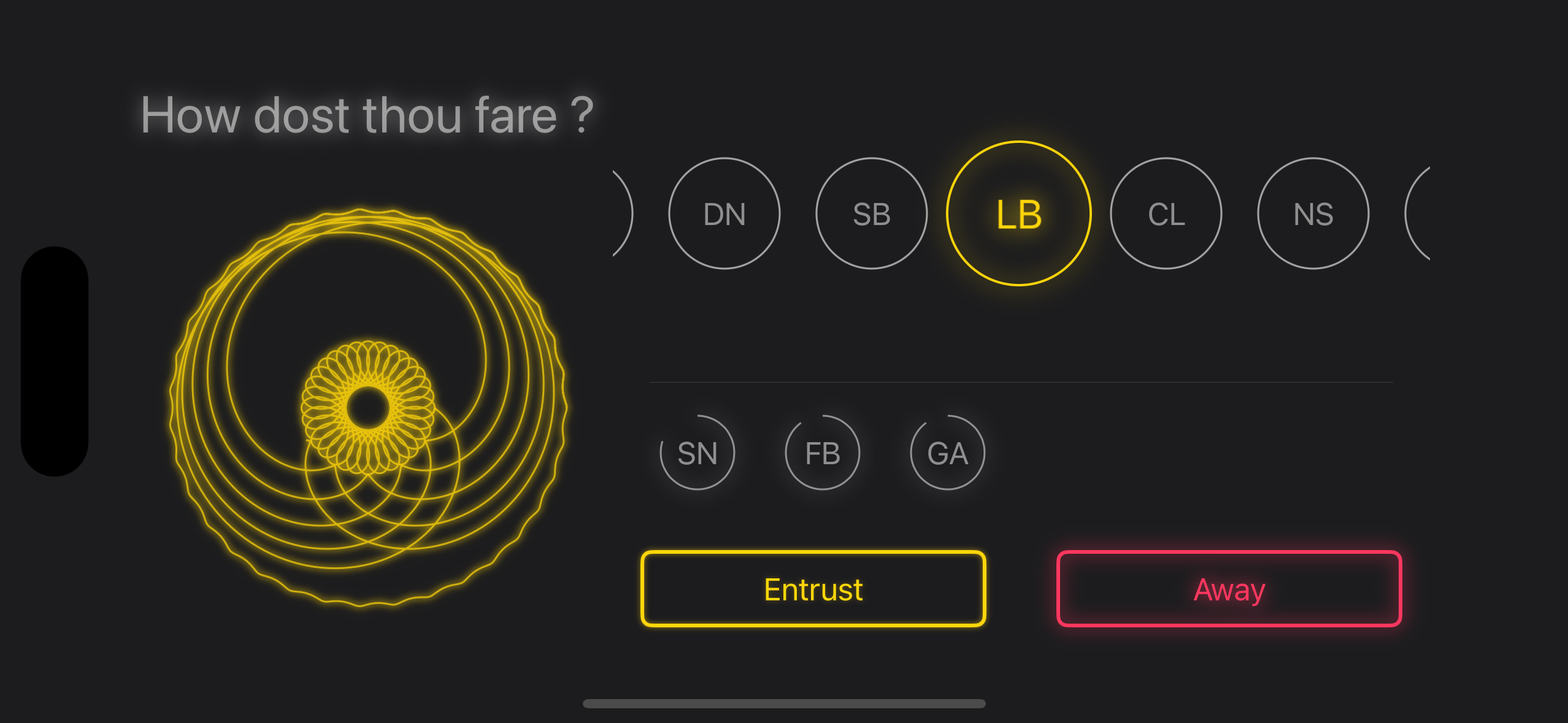 Poster graphic for Pollen Tally app on a tablet orientated to landscape