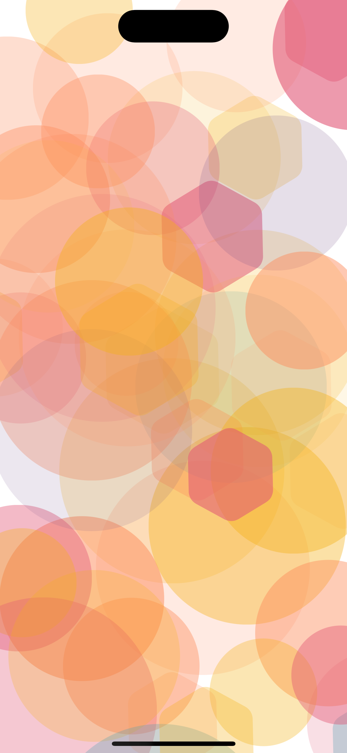 Poster graphic for Geometric Wallpaper app on a desktop computer